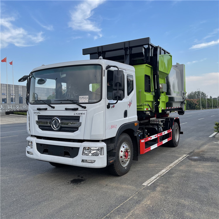 18吨勾臂配套12方可移动式压缩垃圾箱  12方15方勾臂车压缩箱 压缩箱配套勾臂车  