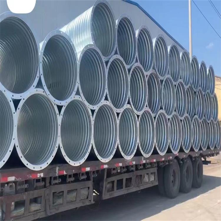 市政排水钢波纹管涵地下管线用金属波纹管工程管道