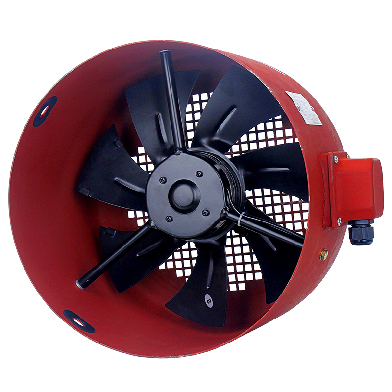 衡水永动 变频调速电机通风机 380V 内径175mm 红色 G90A/G90