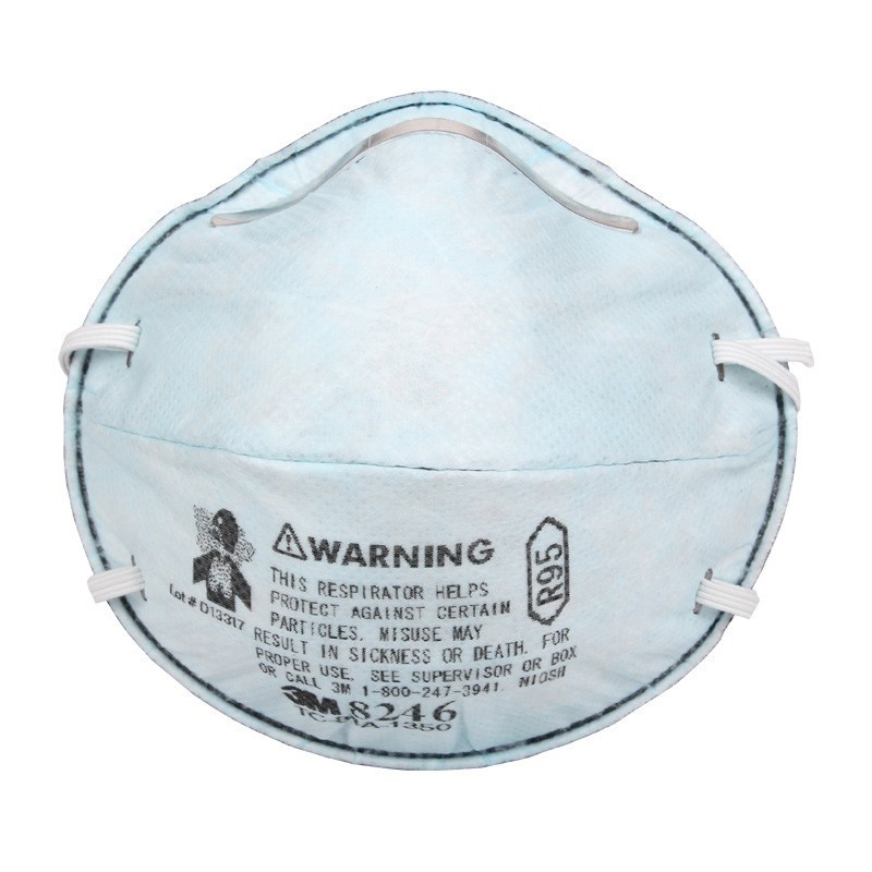 3M 酸性气体异味及颗粒物头戴式工业防尘口罩 R95 8246CN