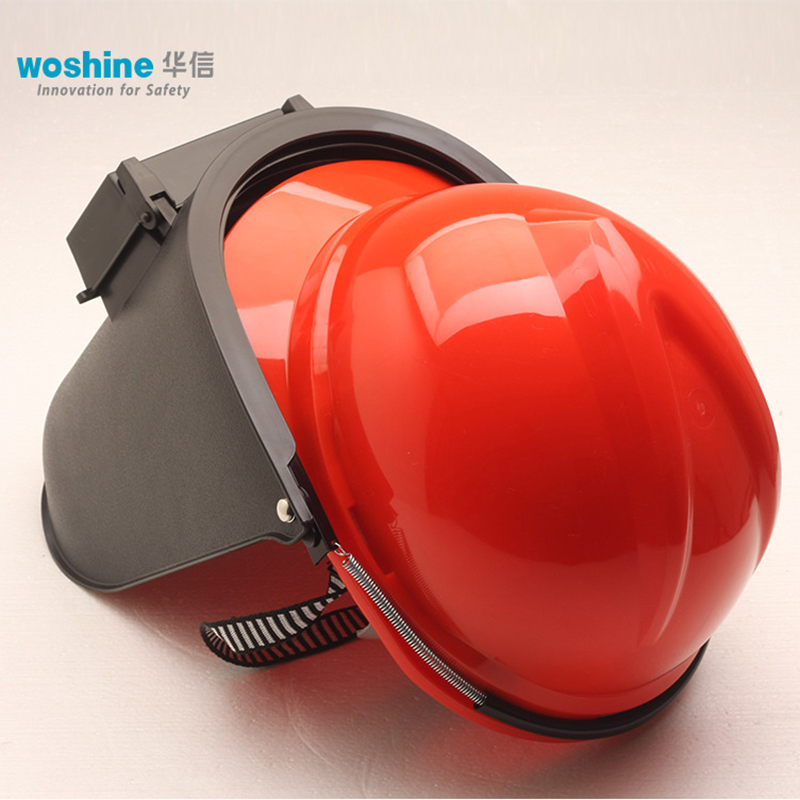 华信 WB234全铝合金框配帽型电焊面罩(含镜片) 03C99005