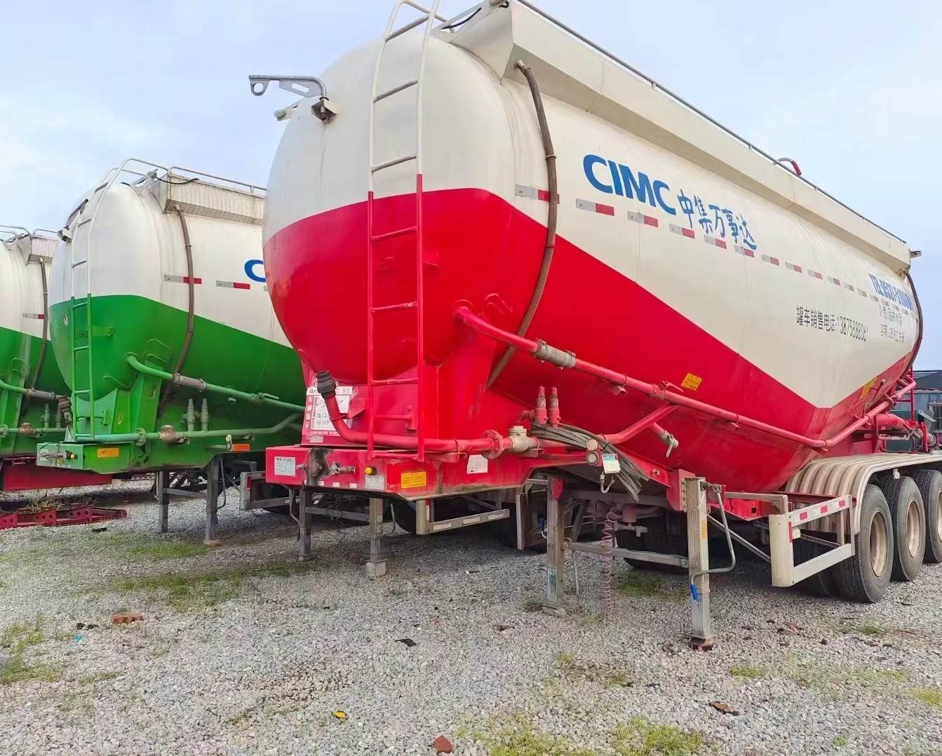 38方散装水泥罐车-水泥-干粉砂浆-粉煤灰-石粉