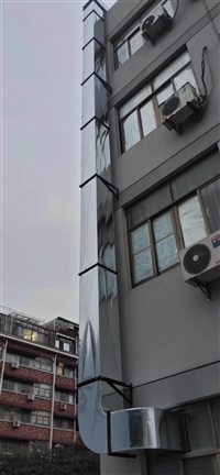 金华餐饮店烟囱安装定做 净化器改造  浦江饭店油烟囱改装安装价格