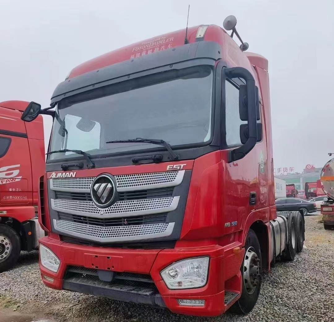 欧曼est550半挂车头潍柴wp13发动机,法士特变速