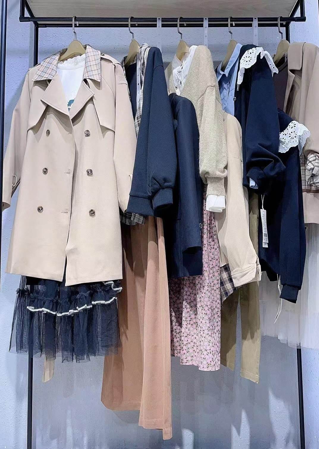 杭州四季青品牌画梦羽23春衣香丽影撤柜女装实体直播 货源走份批发