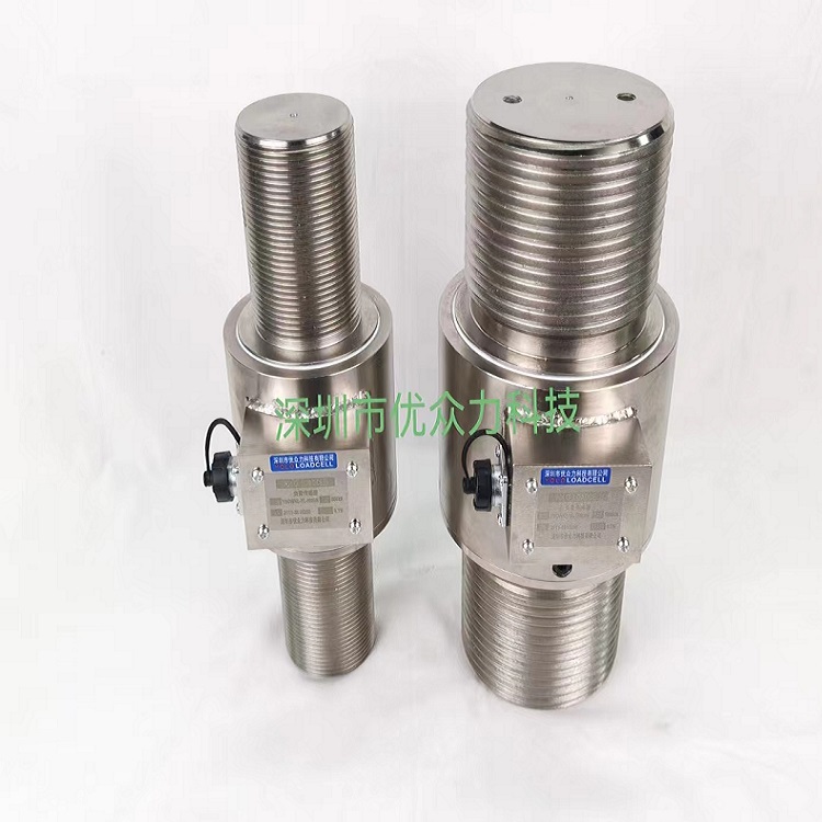 大力值柱式测力传感器300t 定制型测力传感器400吨 拉压受力定制型传感器