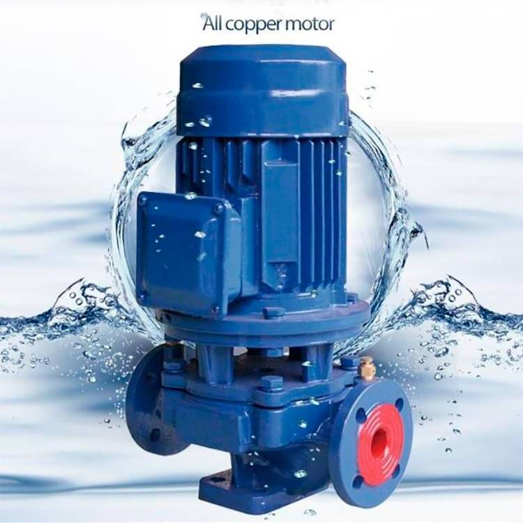 上海泉尔 立式管道离心泵空调循环泵临时用水泵  46.7m3/h  ISG80-250A