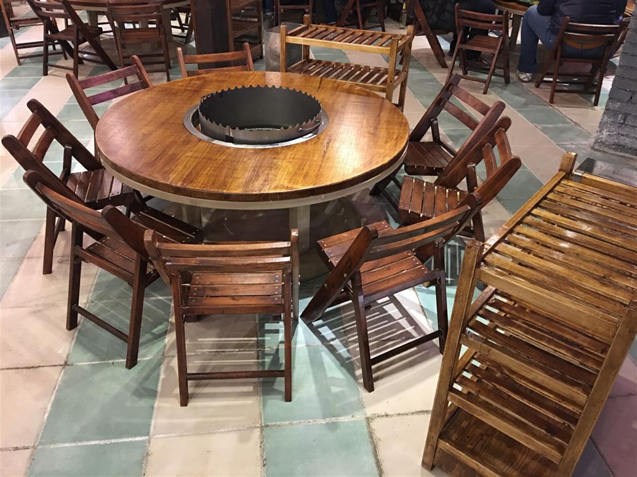 火盆烧烤桌生产厂家 南昌火盆烧烤桌厂家