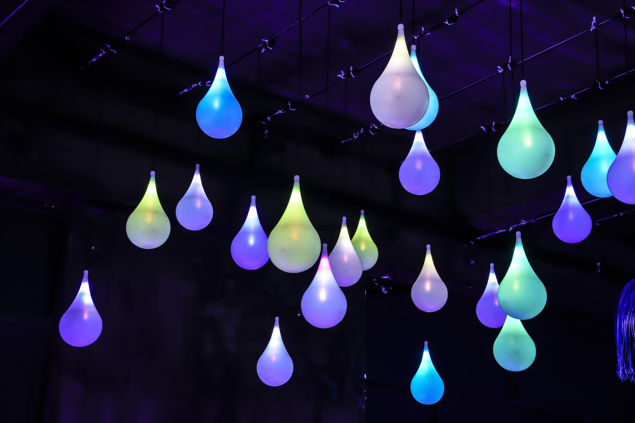 装饰挂件灯led灯流星雨