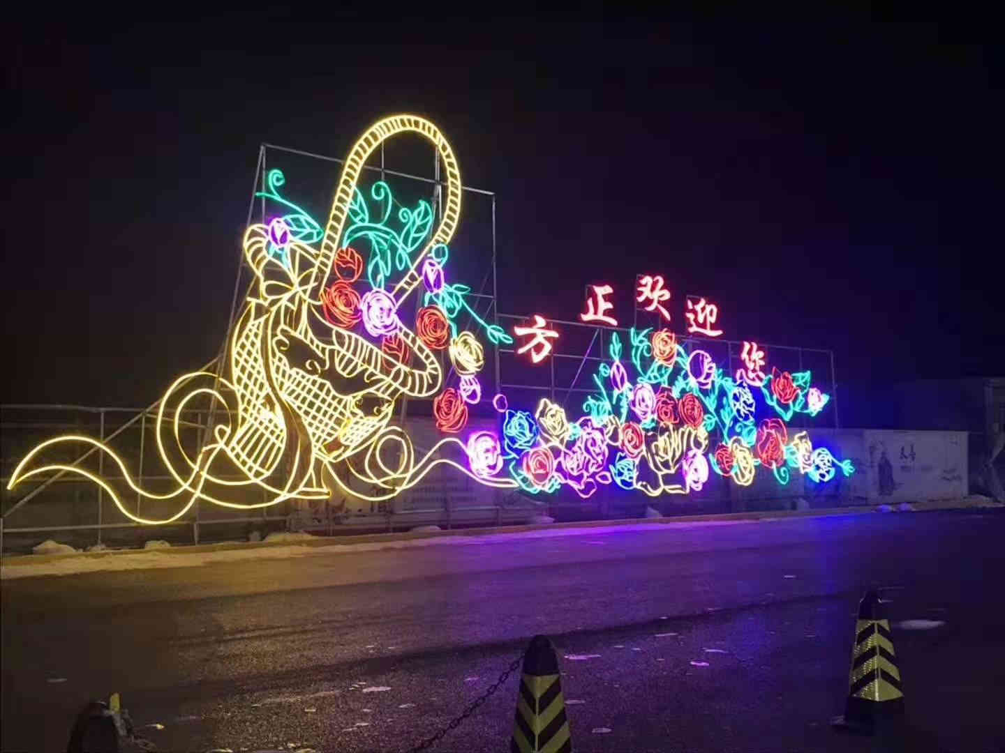 3d造型灯 灯景观 led图案灯 灯光翅膀 灯杆造型灯