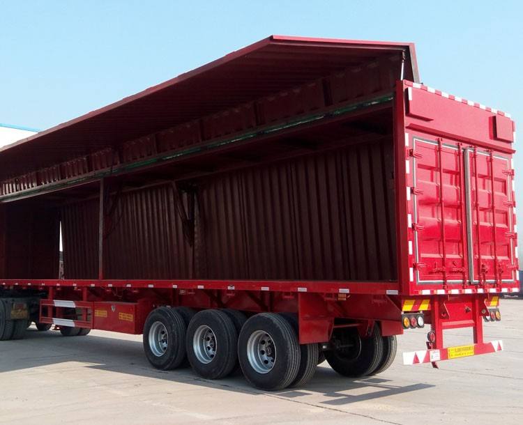 梁山专业供应标准13米二轴厢式半挂车品牌热销优惠