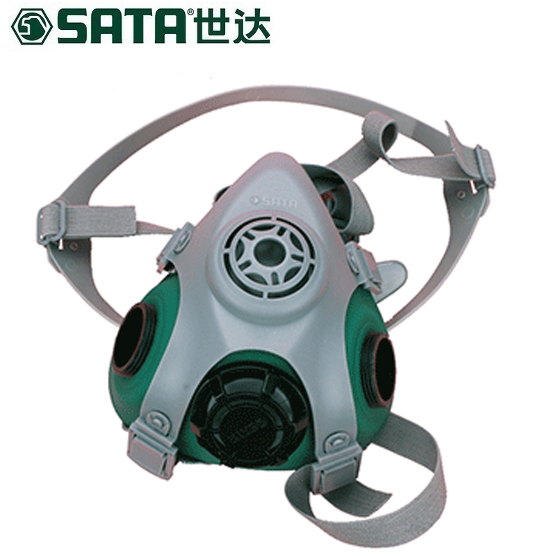 世达 SATA 双滤盒半面罩，HF0414