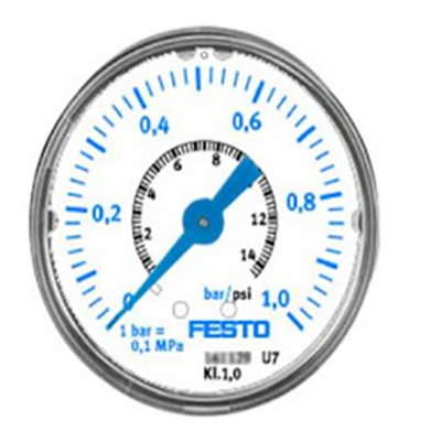 费斯托FESTO 精密压力表，MAP-40-16-1/8-EN，161128