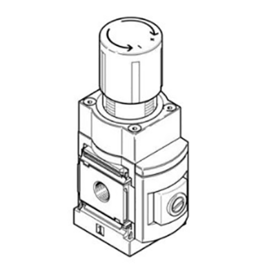 费斯托FESTO MS-LRP精密减压阀，MS6-LRP-1/4-D2-A8，538004