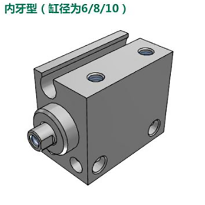 亚德客小型自由安装气缸，MU6X15-S