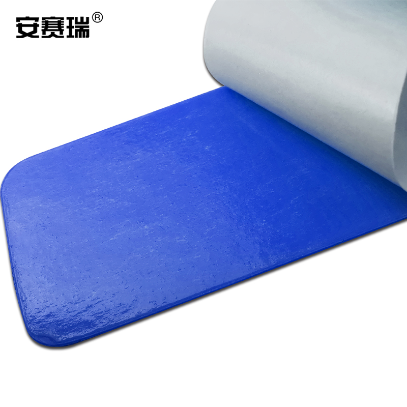 安赛瑞 重载型5S管理地贴-L型，高强度PVC，厚2mm，蓝色，50×150×150mm，15827，10个/包