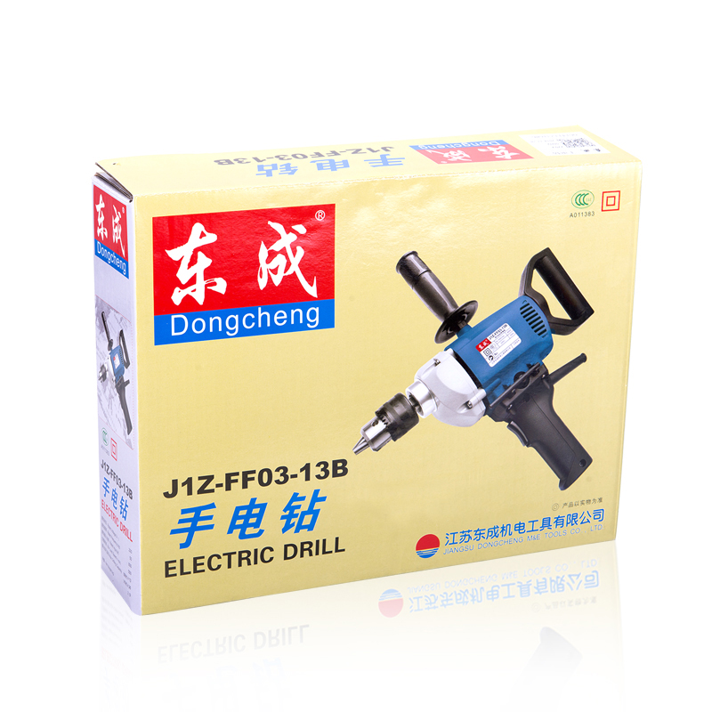 东成手电钻，13mm夹头 800W，J1Z-FF03-13B