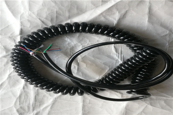 PUR螺旋电缆 海口新款弹性电缆定做