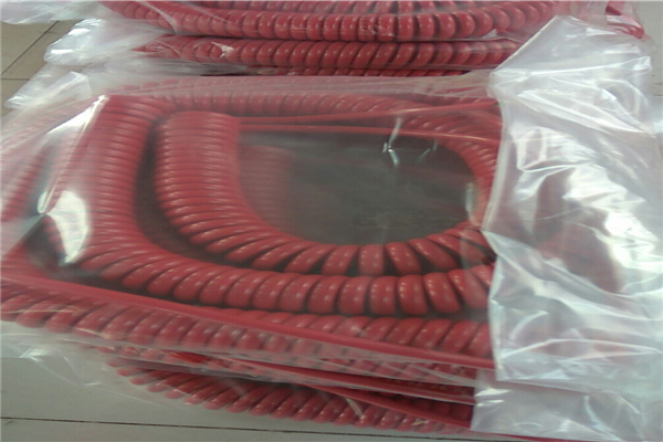 螺旋弹簧电缆 弹性膨胀电缆 耐油耐水解