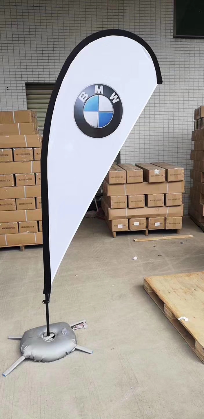 户外活动水滴旗厂家加工刀旗防水防晒不腿色无污染可洗涤