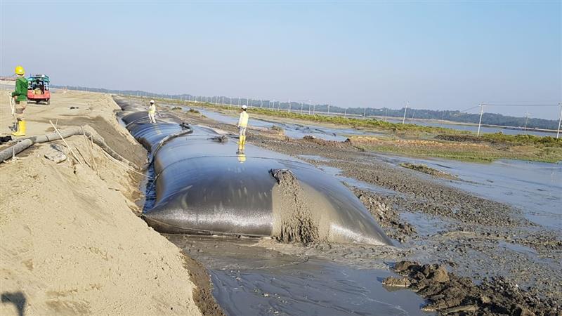 沙子脱水土工管袋充沙袋零售价耐腐蚀性强