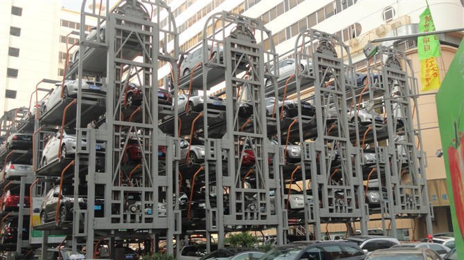 垂直升降类机械式停车设备型式垂直升降横移停车设备