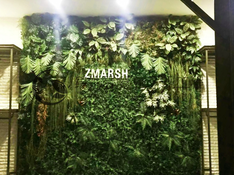 仿真绿化墙植物墙  仿真绿色植物墙-地产家庭仿真植物墙厂家