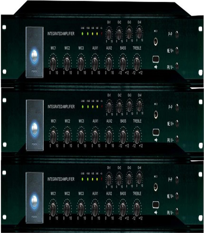 学校IP功放加工 带MP3合并广播功放 高强度防水设计
