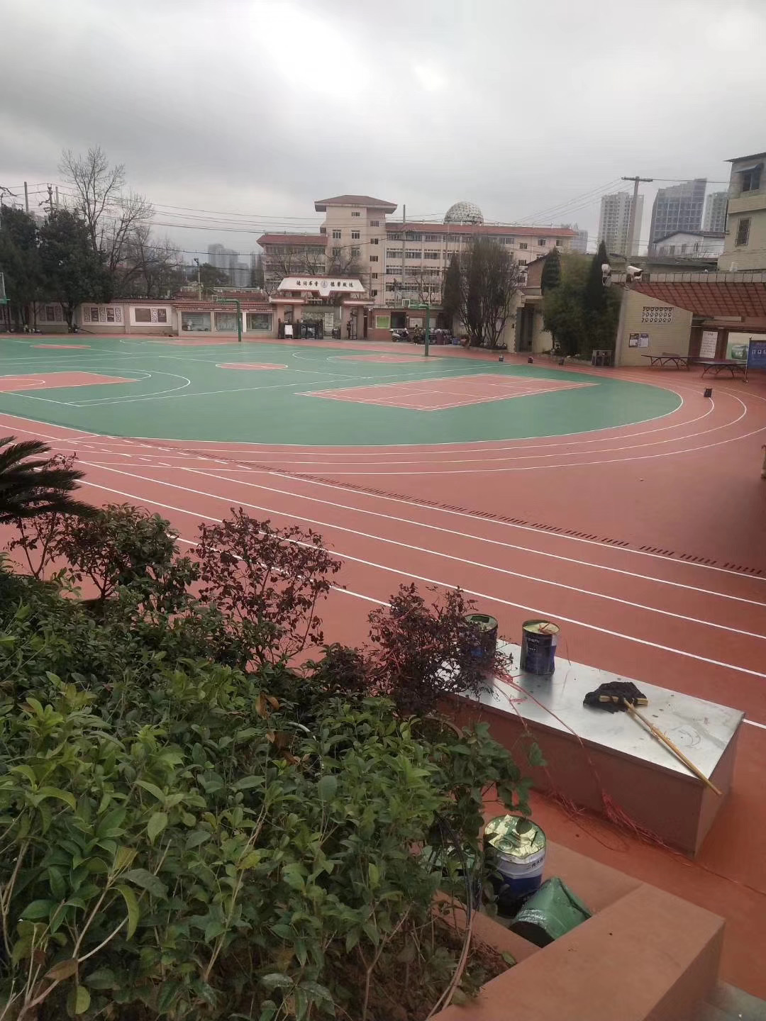 昆明硅pu生产厂家 网球场塑胶地面施工