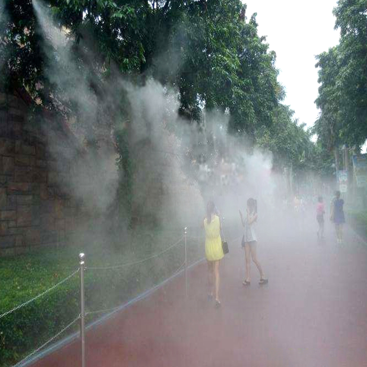 宠物乐园喷雾降温系统 西安水云间景观