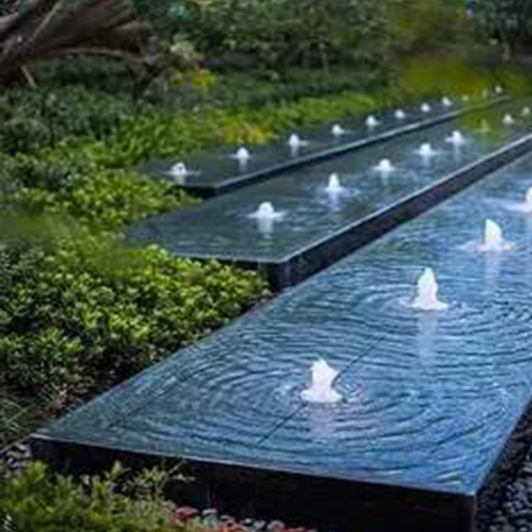 喷泉水景制作 别墅喷泉水景