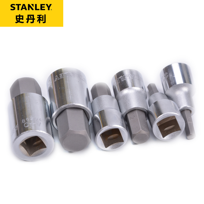 史丹利STANLEY 12.5MM系列公制6角旋具套筒,19MM,89-194-1-22