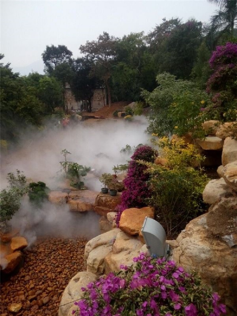 冷雾降温设备供应 花园喷雾设备生产厂家