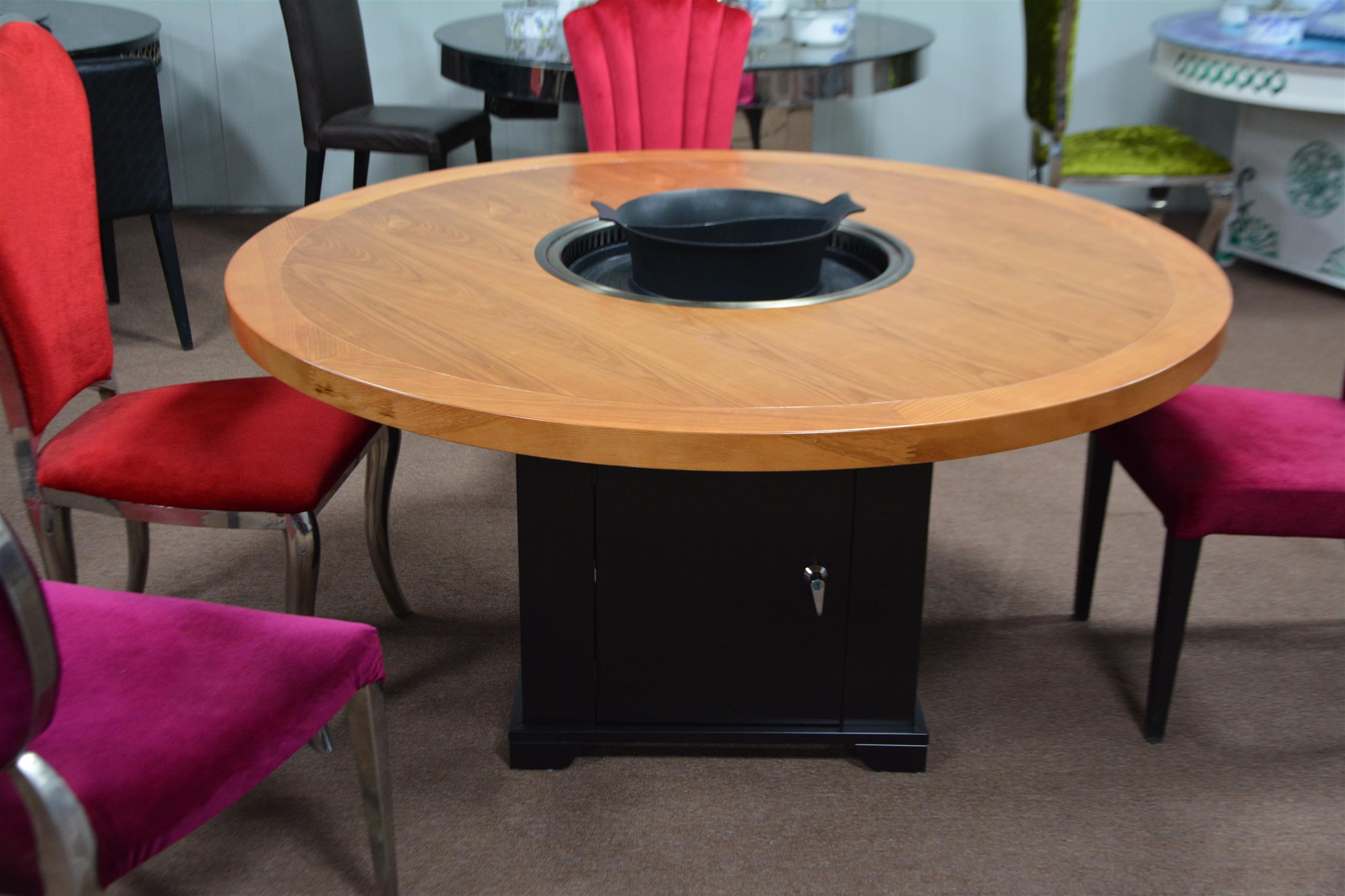 韩式烤涮无烟一体锅 无烟火锅烧烤一体桌 烤涮一体锅供应