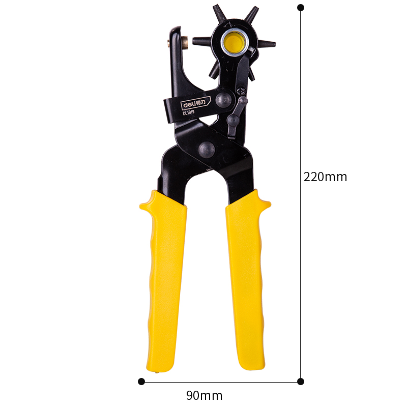 得力 重型省力皮带打孔钳，9"，DL1919