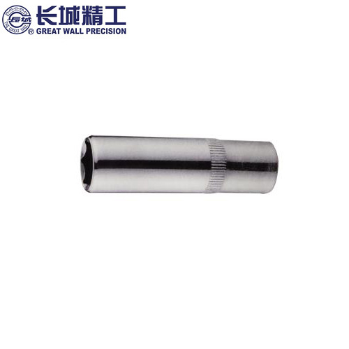 长城精工 3/8"(10mm）系列公制六角长套筒，21mm，524021