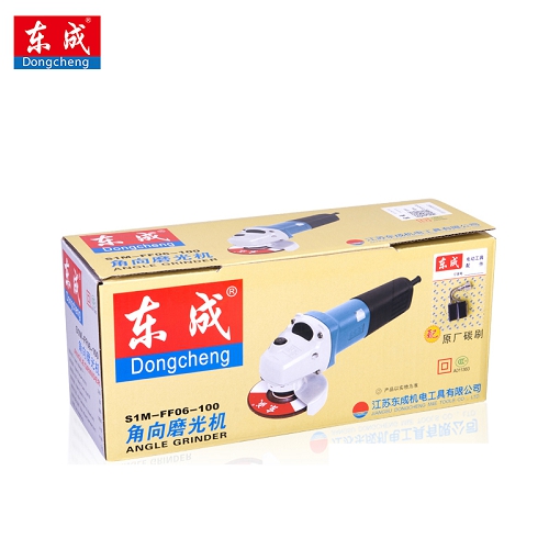 东成角向磨光机，800W  9000r/min，100mm盘径，S1M-FF06-100