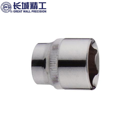 长城精工 3/8"(10mm）系列公制六角套筒，11mm，520011 11mm 520011