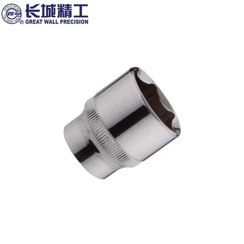 长城精工 3/8"(10mm）系列公制六角套筒，11mm，520011