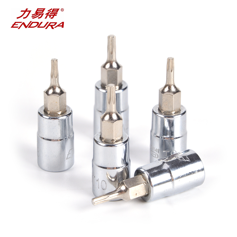 力易得花形旋具套筒，6.3mm系列T15， E4143 6.3mm系列花形旋具套筒T15 E4143