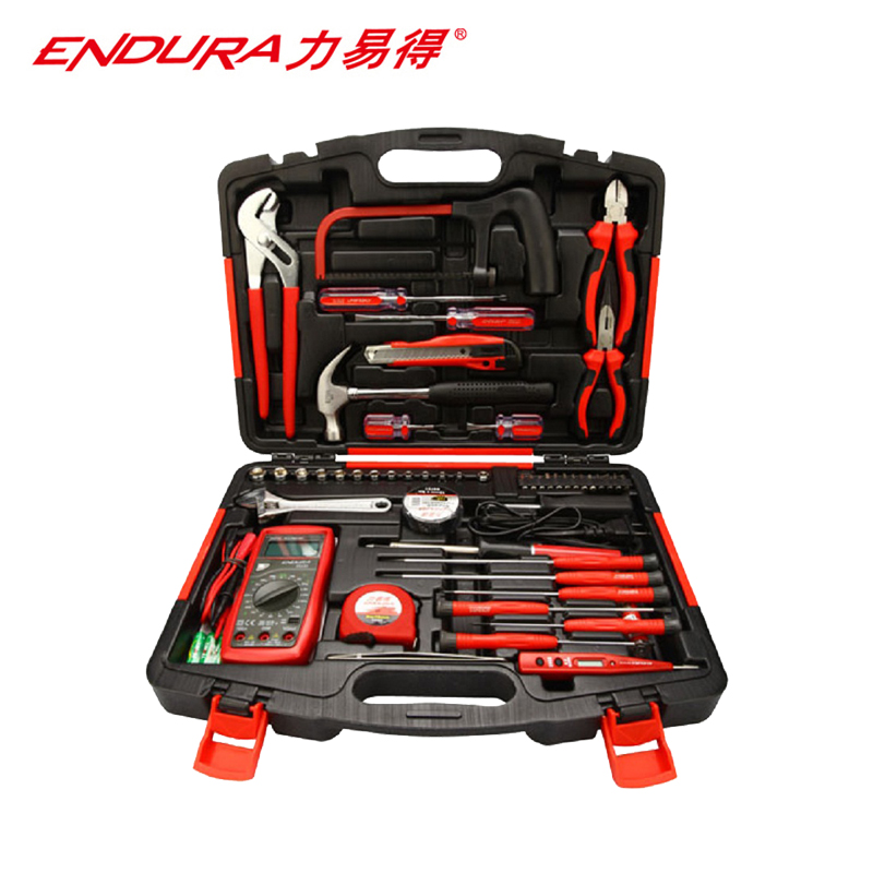 力易得 组合工具，力易得电讯工具52件套，E1413 52件电讯工具组套 E1413