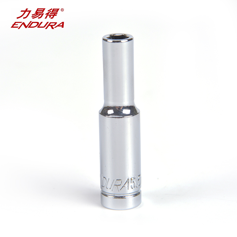 力易得六角套筒，公制加长型 6.3mm系列11mm， E3141 6.3mm系列6角长套筒11mm E3141