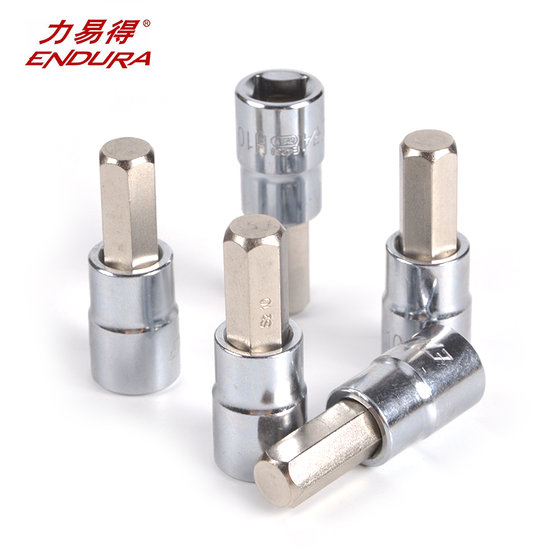 力易得六角旋具套筒，10mm系列3mm， E4232 10mm系列6角旋具套筒3mm E4232