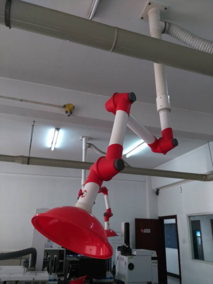 淮北铝合金万向抽气罩 宿州KP8-5万向排风罩 艾灸排烟移动吸风罩