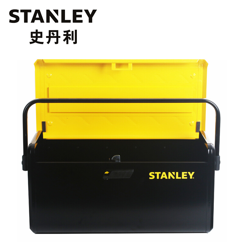 史丹利 单手开双抽屉工具箱19"，STST73101-8-23