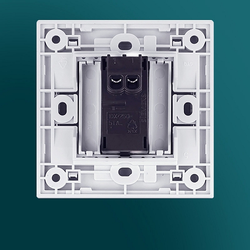 西门子SIEMENS 品宜系列 86型单联开关带荧光，5TA0611-3NC01