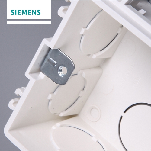 西门子SIEMENS 远景系列安装底盒，5TG06021CC1 雅白