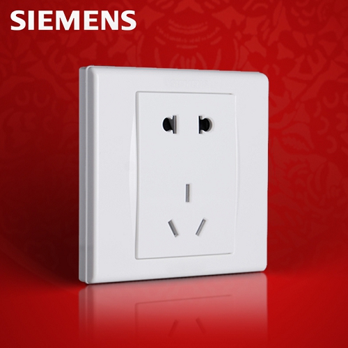 西门子SIEMENS 品宜系列 86型三孔16A暗插座16A，5UB0644-2NC01  5UB0644-2NC01