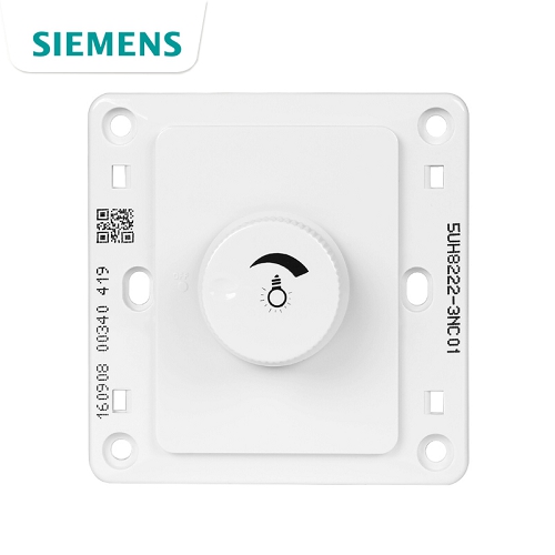 西门子SIEMENS 远景系列调光开关(阻性负载,25-400W)，5UH82223NC01 雅白