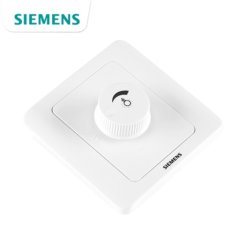 西门子SIEMENS 远景系列调光开关(阻性负载,25-400W)，5UH82223NC01 雅白